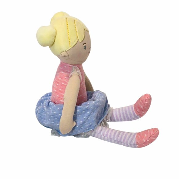 2022 Demdaco Strong Wonderful You Blonde Girl Doll Stuffed Plush Beanbag Toy 12" - Picture 5 of 6